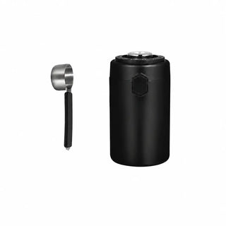 Yozcoffee 密閉型コーヒーキャニスター 600ml 304ステンレス製 湿度計付き ブラック/クリームの商品画像