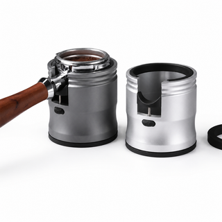Alternate view of Espresso Tamping Stand Aluminum Alloy Adjustable Portafilter: yozcoffee aluminum alloy espresso portafilter tamping stan (2)