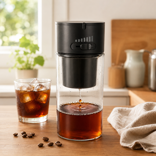 Alternate view of Adjustable Flow Ice Drip Cold Brew Coffee Maker: adjustable maker alternate angle full