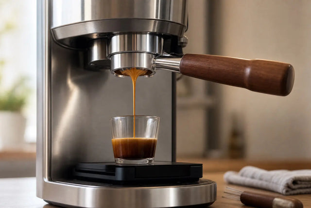 Breville用54mmボトムレスポルタフィルター：エスプレッソの抽出を読み解く