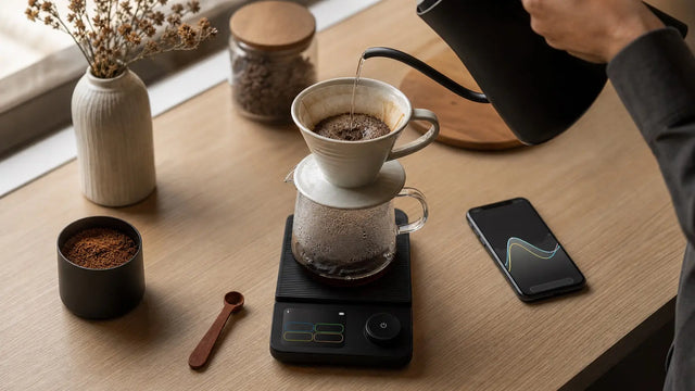 スマートBluetoothコーヒースケール：より正確に淹れる方法