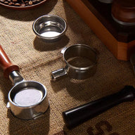 Breville Bottomless Portafilter 54mm Walnut Wood Handle for: yozcoffee 54mm breville 870 880 bottomless portafilter woo (3)