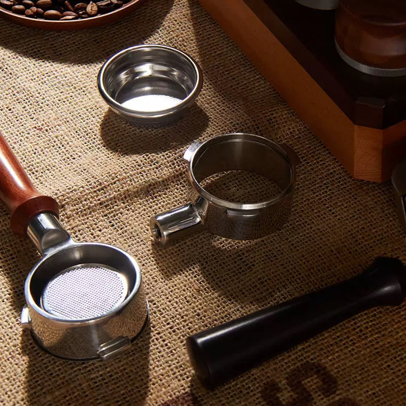 Breville Bottomless Portafilter 54mm Walnut Wood Handle for: yozcoffee 54mm breville 870 880 bottomless portafilter woo (3)