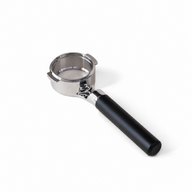 E61 Bottomless Portafilter 58mm 316 Stainless Steel: yozcoffee 58mm bottomless portafilter e61 316 stainless st 02 black