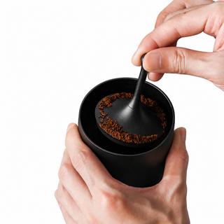 Alternate view of Espresso Dosing Cup 58mm Aluminum Alloy Distributor — alternate angle of the full product