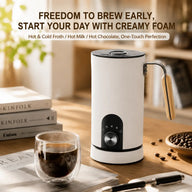 Yozcoffee 5-in-1 Automatic Milk Frother – Hot & Cold Foam for Latte & Cappuccinoのサムネイル 3