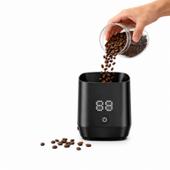 Rechargeable Coffee Bean Weighing Cup, 0.01g Precision: yozcoffee coffee bean weighing cup electronic rechargeable 01