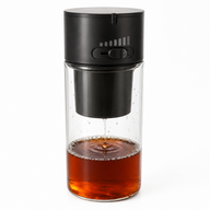 Adjustable Flow Ice Drip Cold Brew Coffee Maker: adjustable maker hero product shot