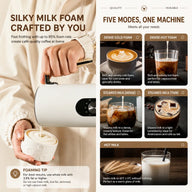 Yozcoffee 5-in-1 Automatic Milk Frother – Hot & Cold Foam for Latte & Cappuccinoのサムネイル 5