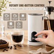 Yozcoffee 5-in-1 Automatic Milk Frother – Hot & Cold Foam for Latte & Cappuccinoのサムネイル 4