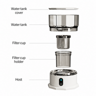 Portable Automatic Coffee Maker 160ml Mini Drip Brewer — feature details and build highlights