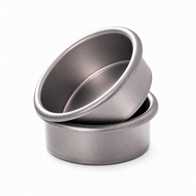 Espresso Filter Basket 58mm 18g Pure Titanium 0.2mm: straight wall
