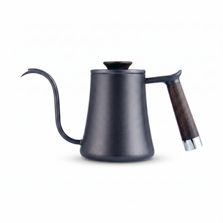Alternate view of Gooseneck Pour Over Kettle 350/600ml Stainless Steel Wood — alternate angle of the full product